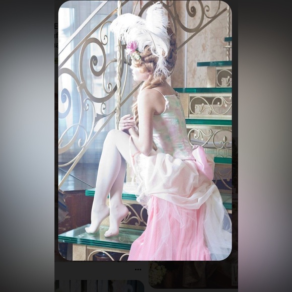 Rare Find! Merry Widow 32 A - Carnival Lace Bustier Has Underwire - Picture 6 of 7